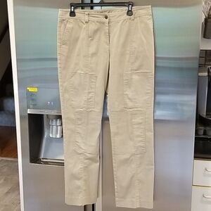 💕DKNY💕 Khaki Cargo Ankle Cropped Pants